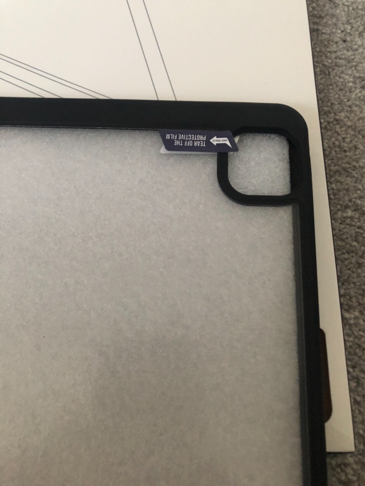 Dux Ducis Magi Series coque iPad Pro 12,9 pouces 2020-2022 noire magnétique