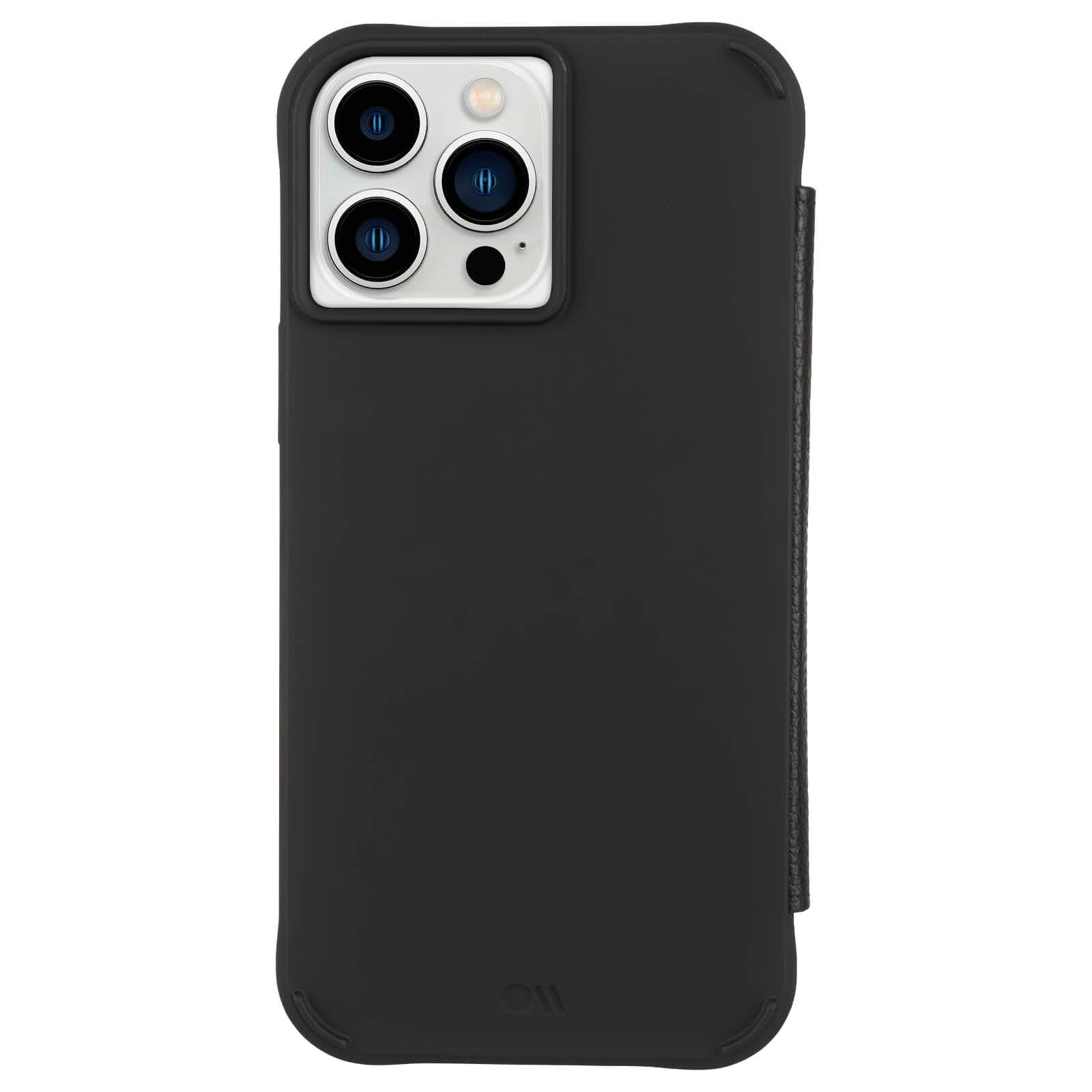 CASE-MATE Phone Cases Wallet Folio (MagSafe) coque iPhone 14 Pro noire cuir