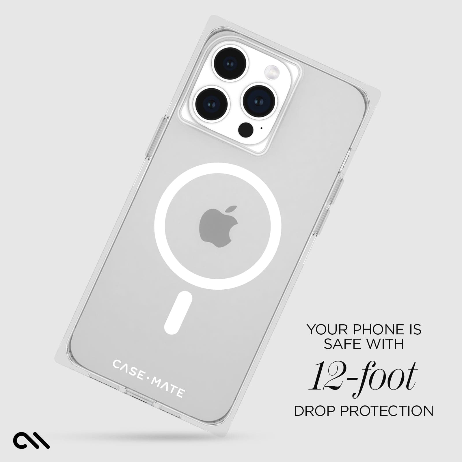 CASE-MATE Phone Cases Clear BLOX MagSafe coque iPhone 15 Pro Max transparente