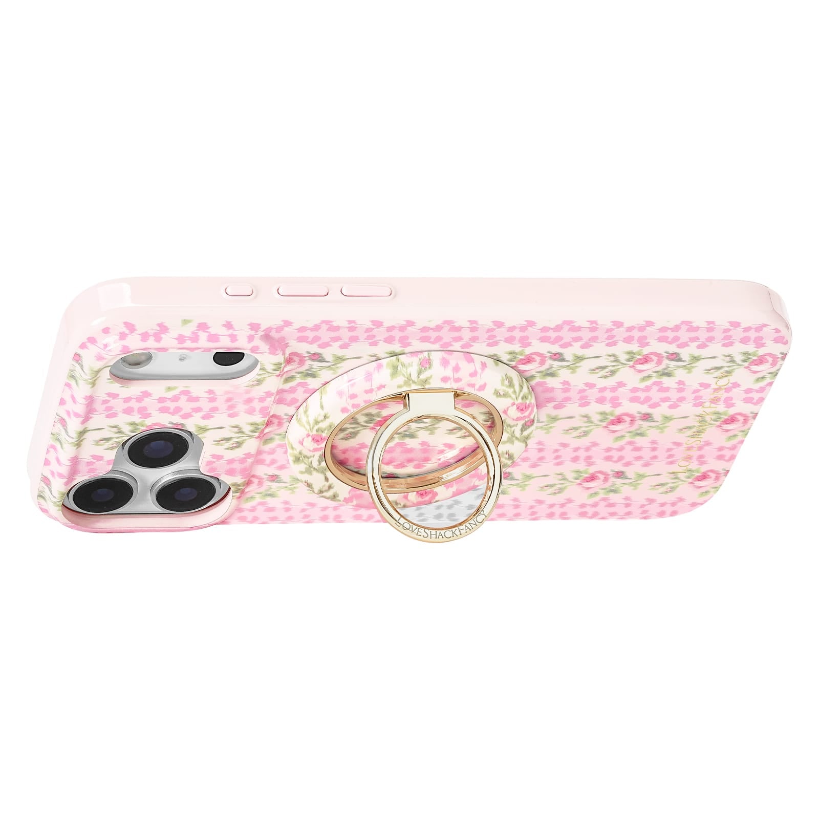 CASE-MATE MagSafe Accessories Case-Mate x LoveShackFancy MagSafe Ring Stand support anneau Blooming Heirloom