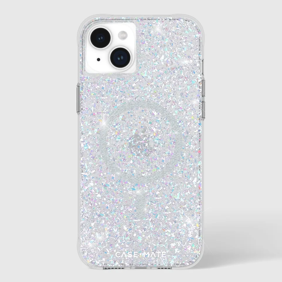CASE-MATE Phone Cases Twinkle Disco MagSafe coque iPhone 15 Plus irisée