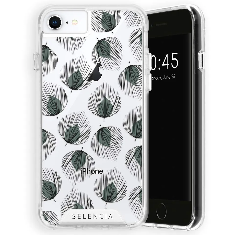 Selencia Coque arrière Zarya Fashion coque plumes iPhone