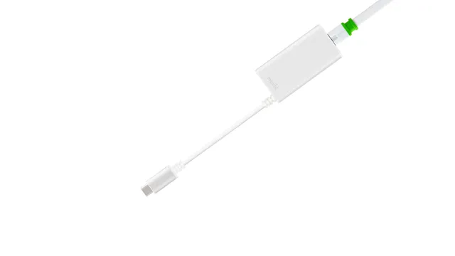 Moshi Cables and Adapters USB-C to Gigabit Ethernet Adapter adaptateur réseau argent