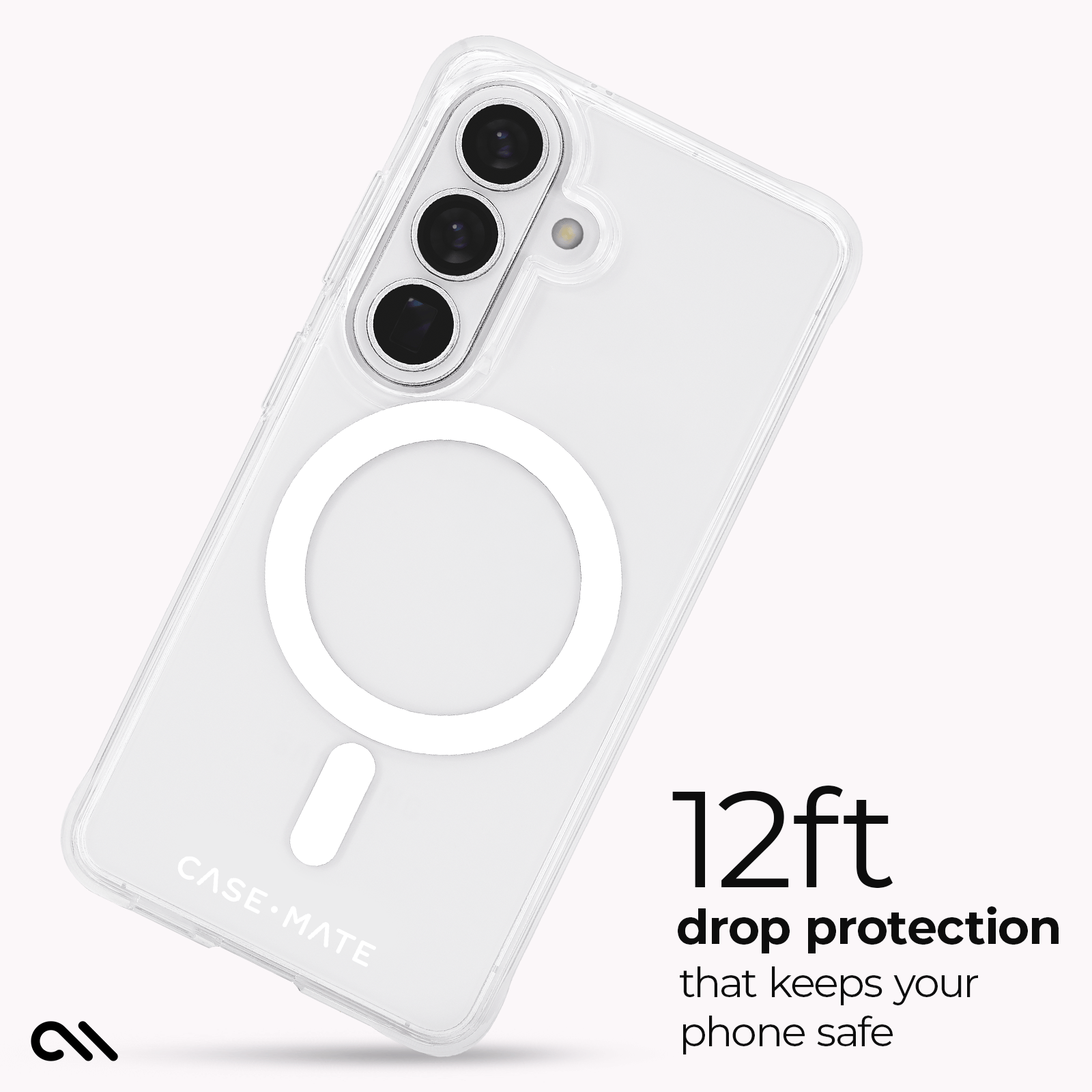 CASE-MATE Phone Cases Tough Clear with Magnet coque Galaxy S26 transparente magnétique