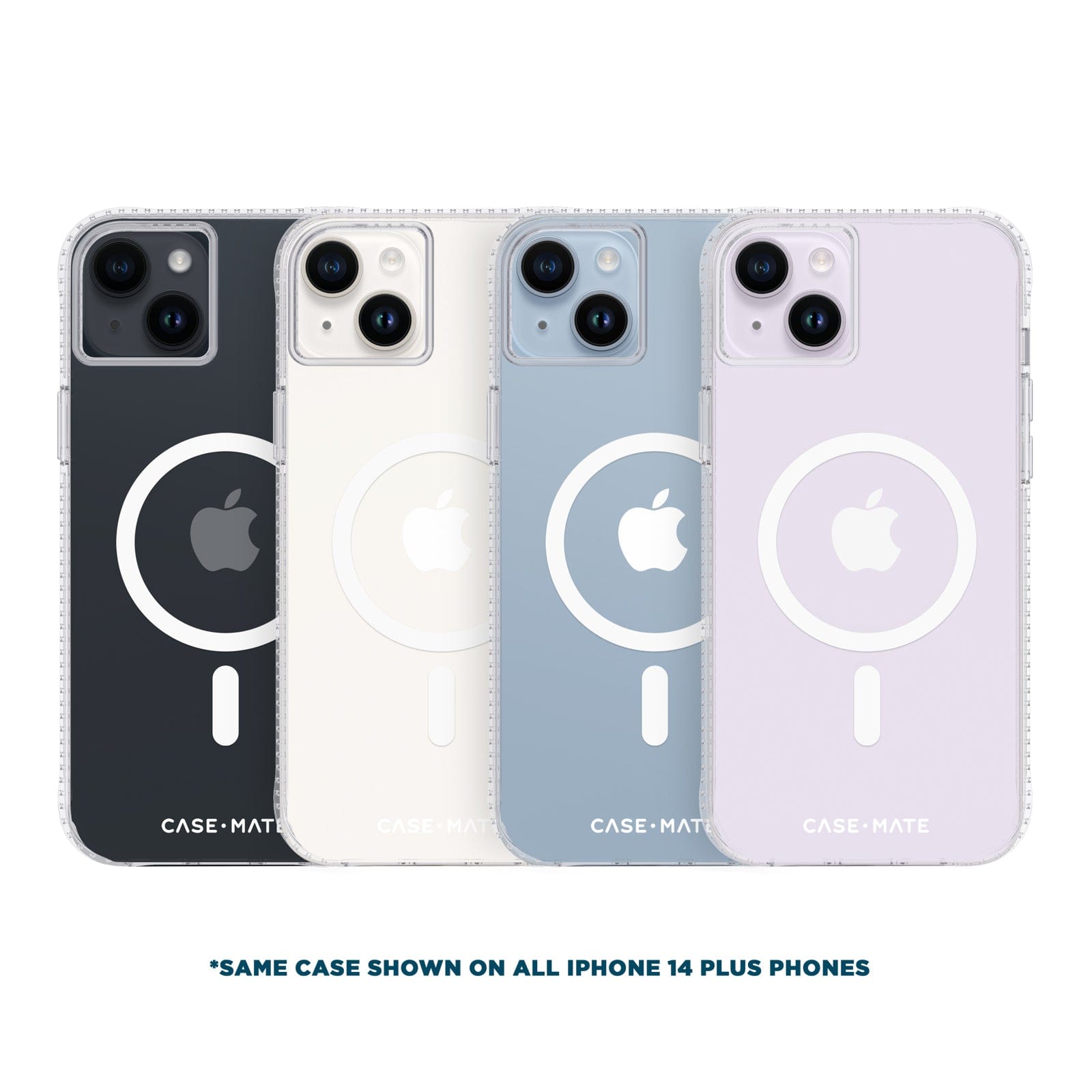 CASE-MATE Phone Cases Tough Clear Plus MagSafe coque iPhone 14 Plus transparente antichute 4,6 m