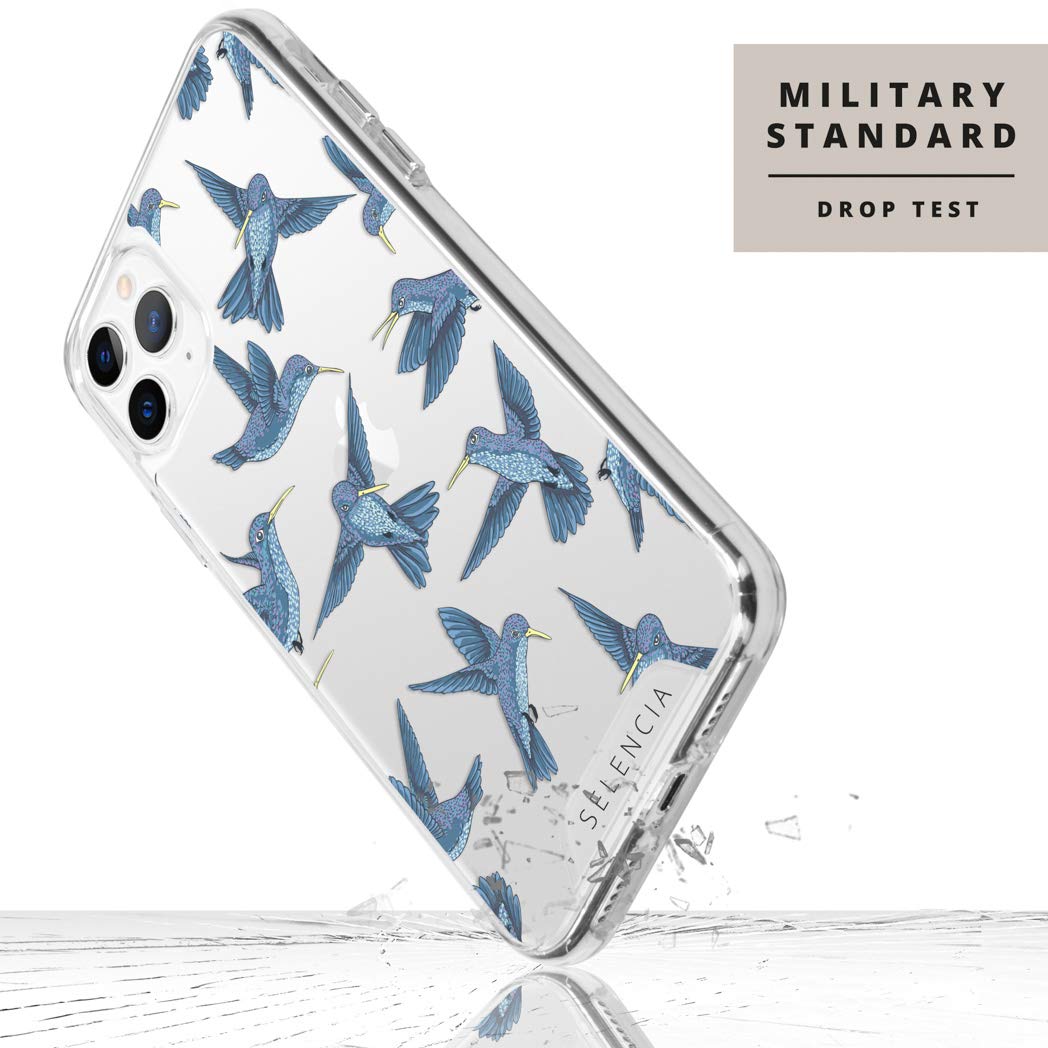 SELENCIA Zarya coque iPhone 11 Pro Max motif oiseaux Qi antichoc