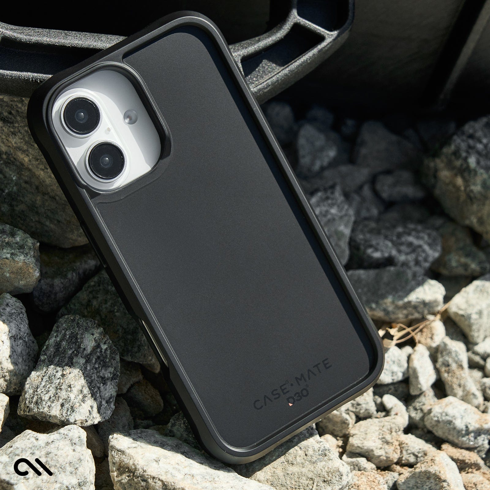 CASE-MATE Phone Cases Tough D3O® Black MagSafe coque iPhone 16 noire antichute 4,9 m