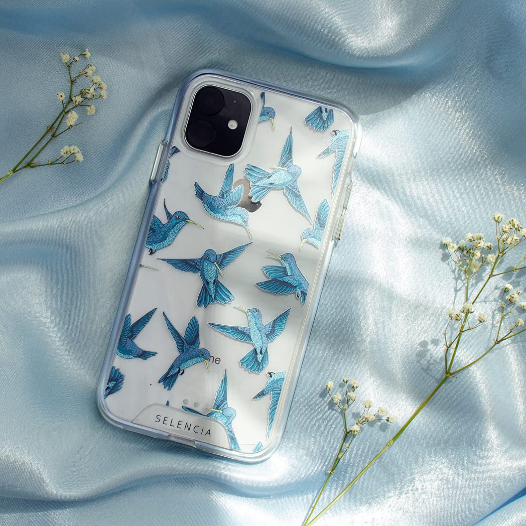 SELENCIA Zarya coque iPhone 11 motif oiseaux antichoc