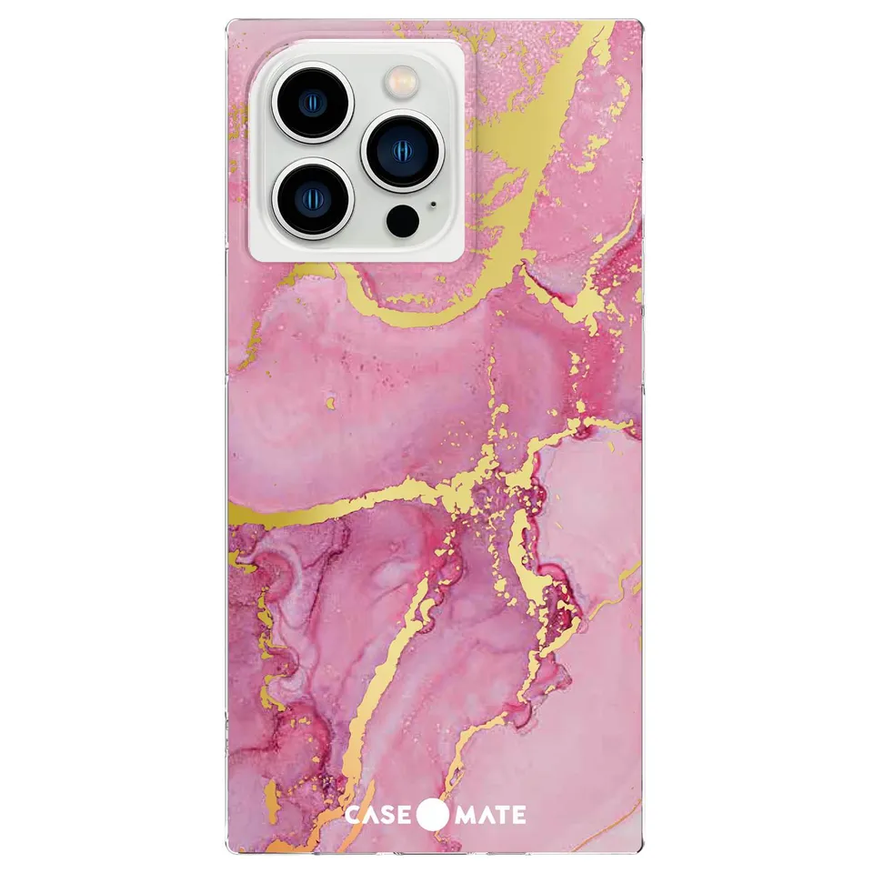 CASE-MATE Phone Cases BLOX coque iPhone 13 Pro Magenta Marble antichoc