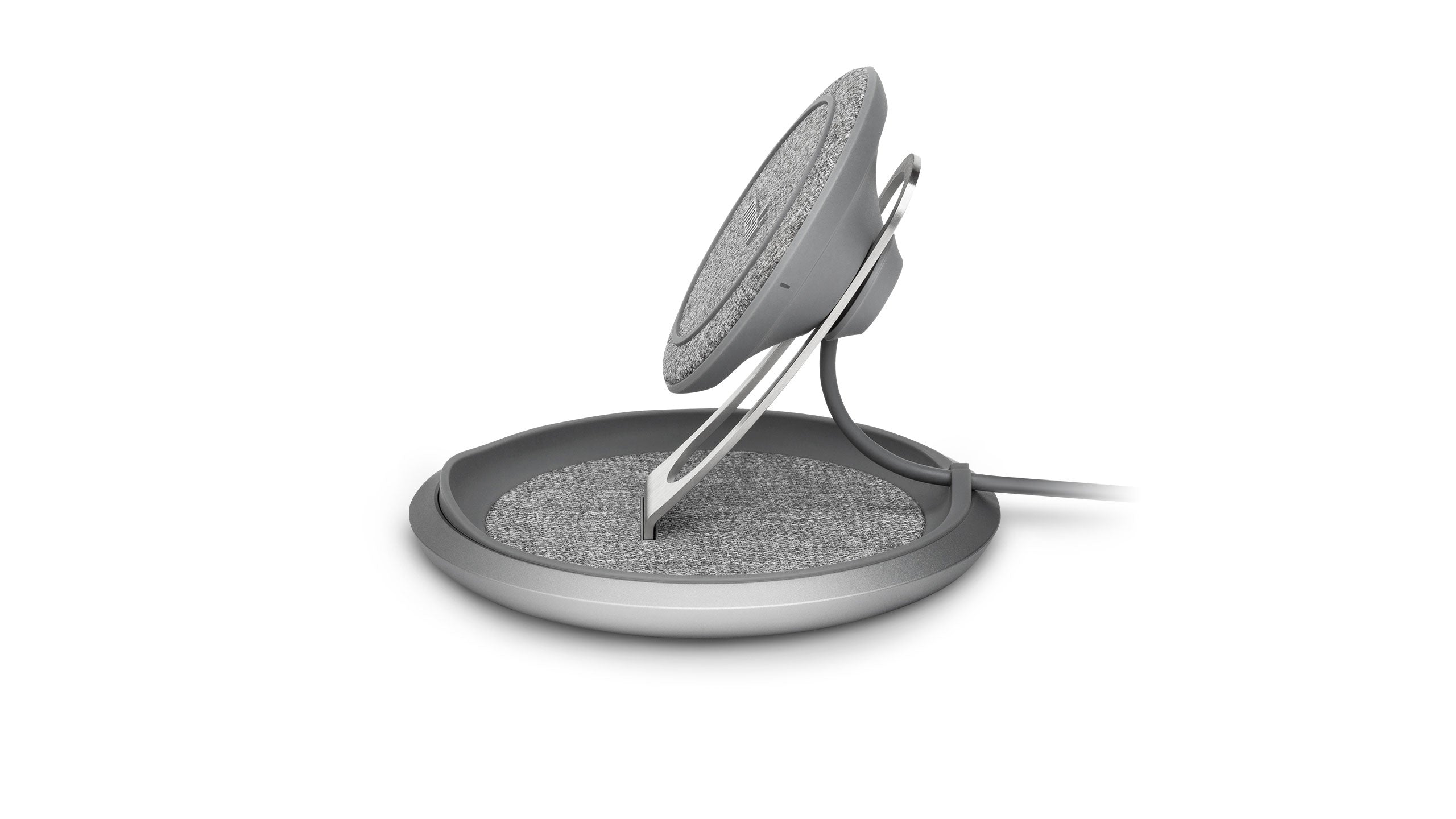Moshi Chargers Lounge Q Wireless Charging Stand support chargeur sans fil gris nordique 15 W