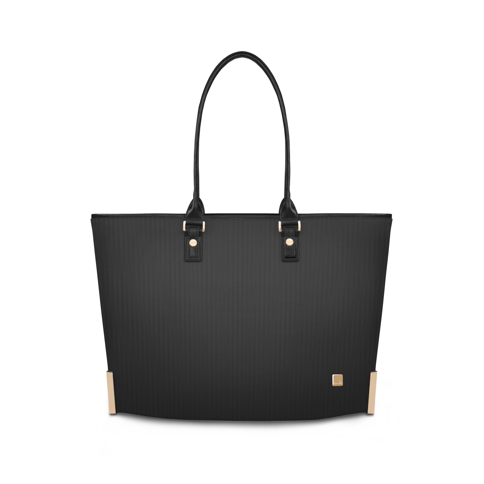 MOSHI Bags Aria Slim Lightweight Tote sac cabas Slate Black 13 pouces anti-RFID