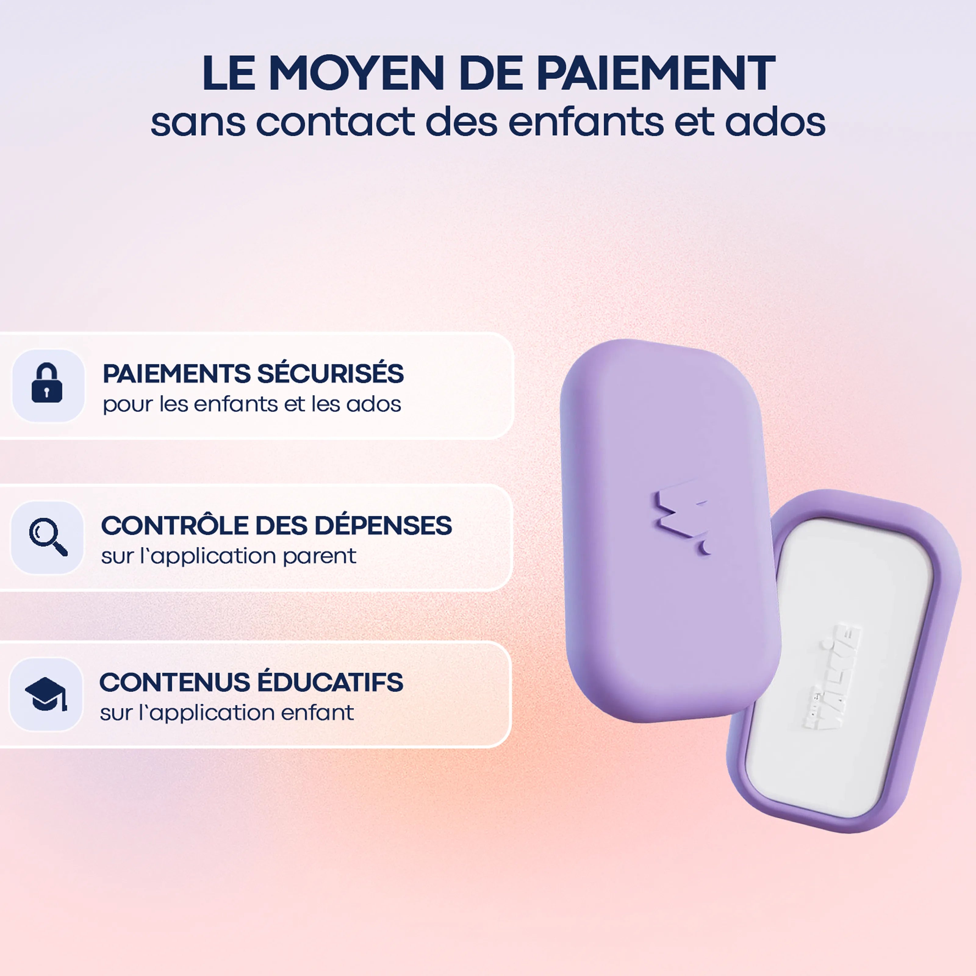 MoneyWalkie Tous les Walkies Walkie Lilas, paiement sans contact