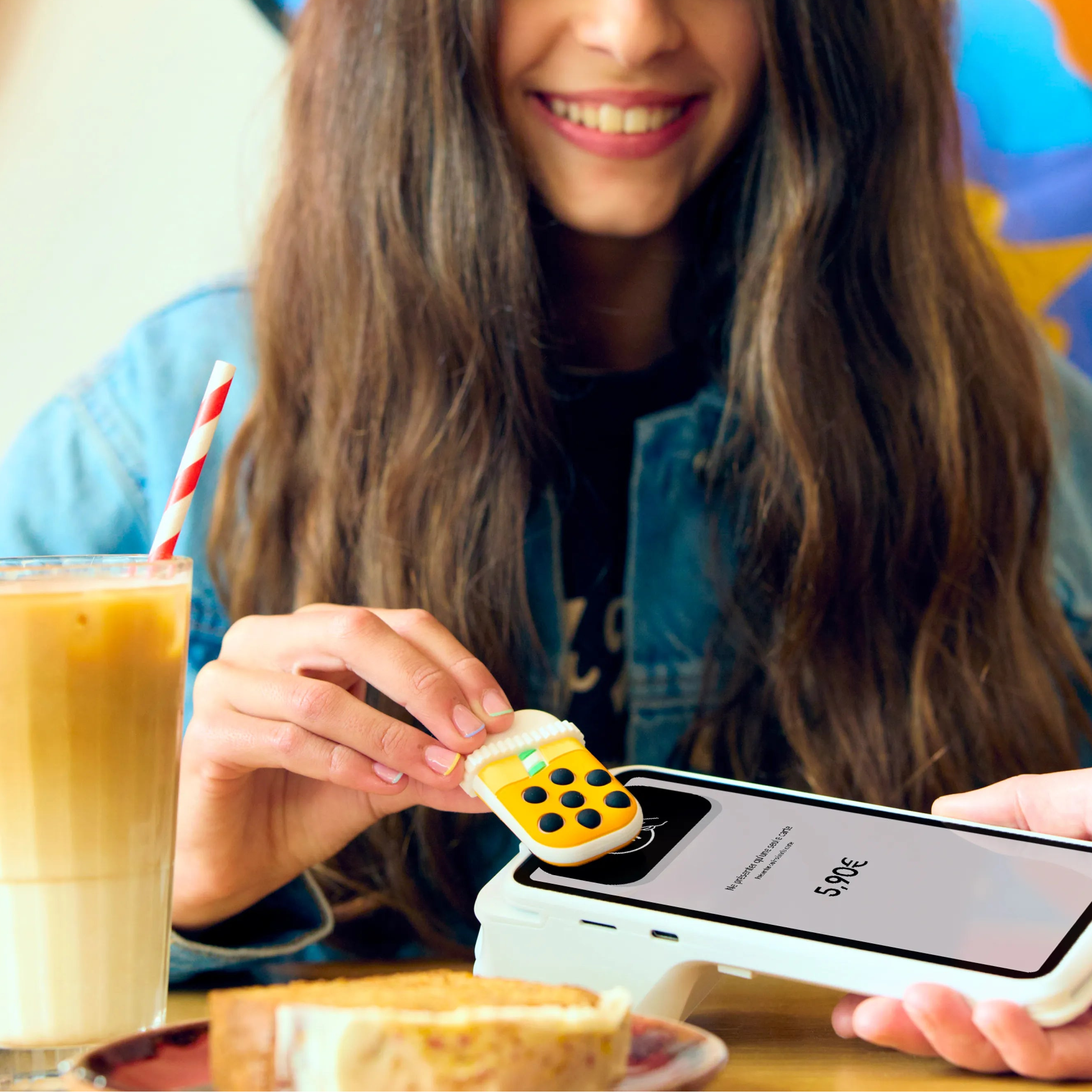 MoneyWalkie Tous les Walkies Walkie Bubble Tea Mango paiement sans contact
