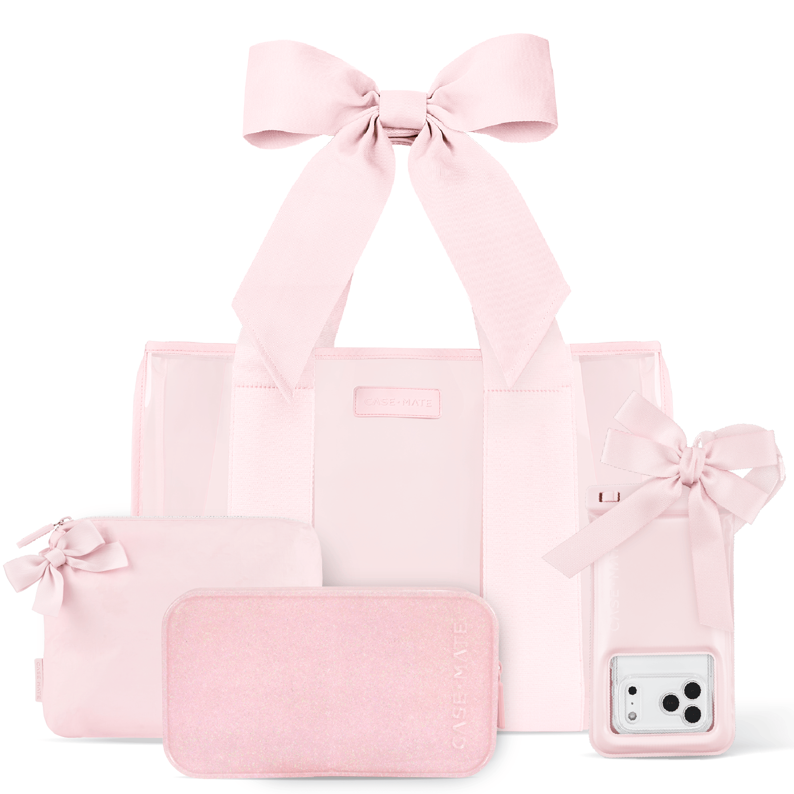CASE-MATE Bundles The Everything Jelly Bundle coffret Ballet Pink 4 pièces