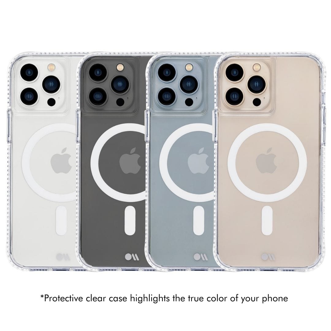 CASE-MATE Phone Cases Tough Clear Plus coque iPhone 13 Pro transparente MagSafe