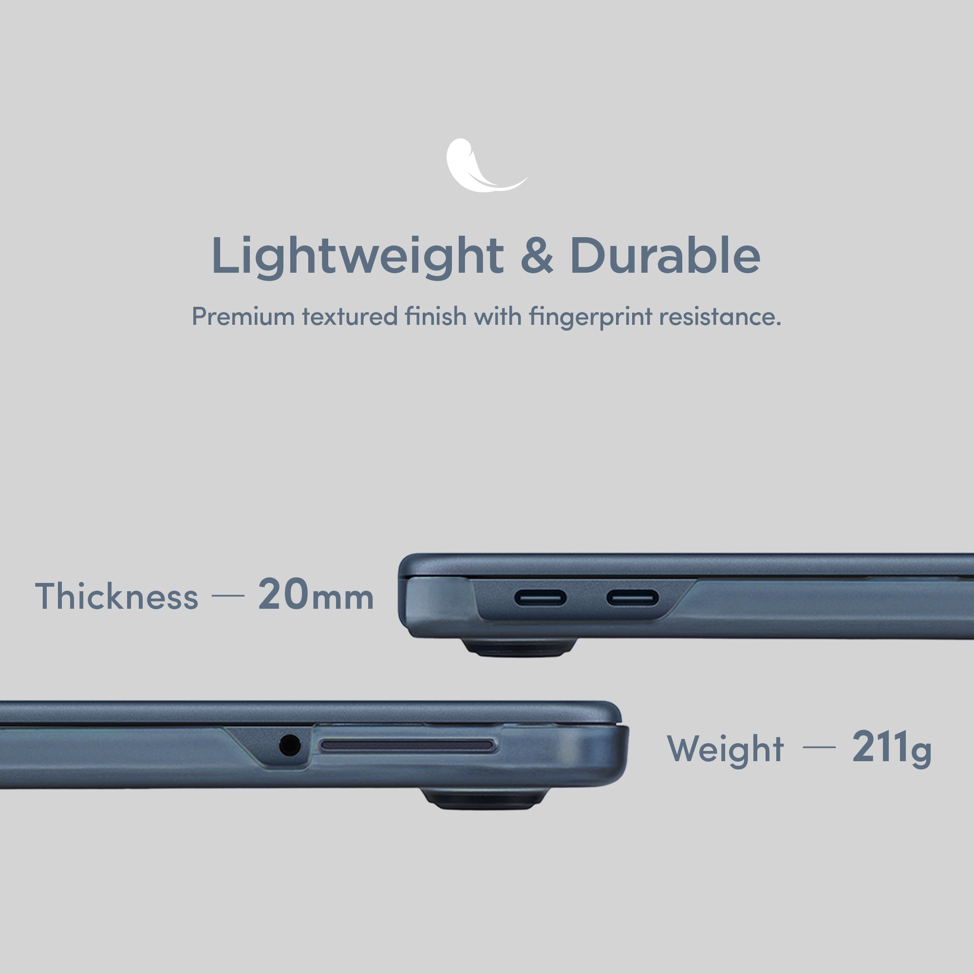 Moshi Cases iGlaze coque rigide MacBook Neo transparente