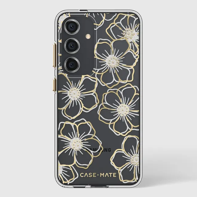 CASE-MATE Phone Cases Floral Gems Galaxy S24 coque fleurs