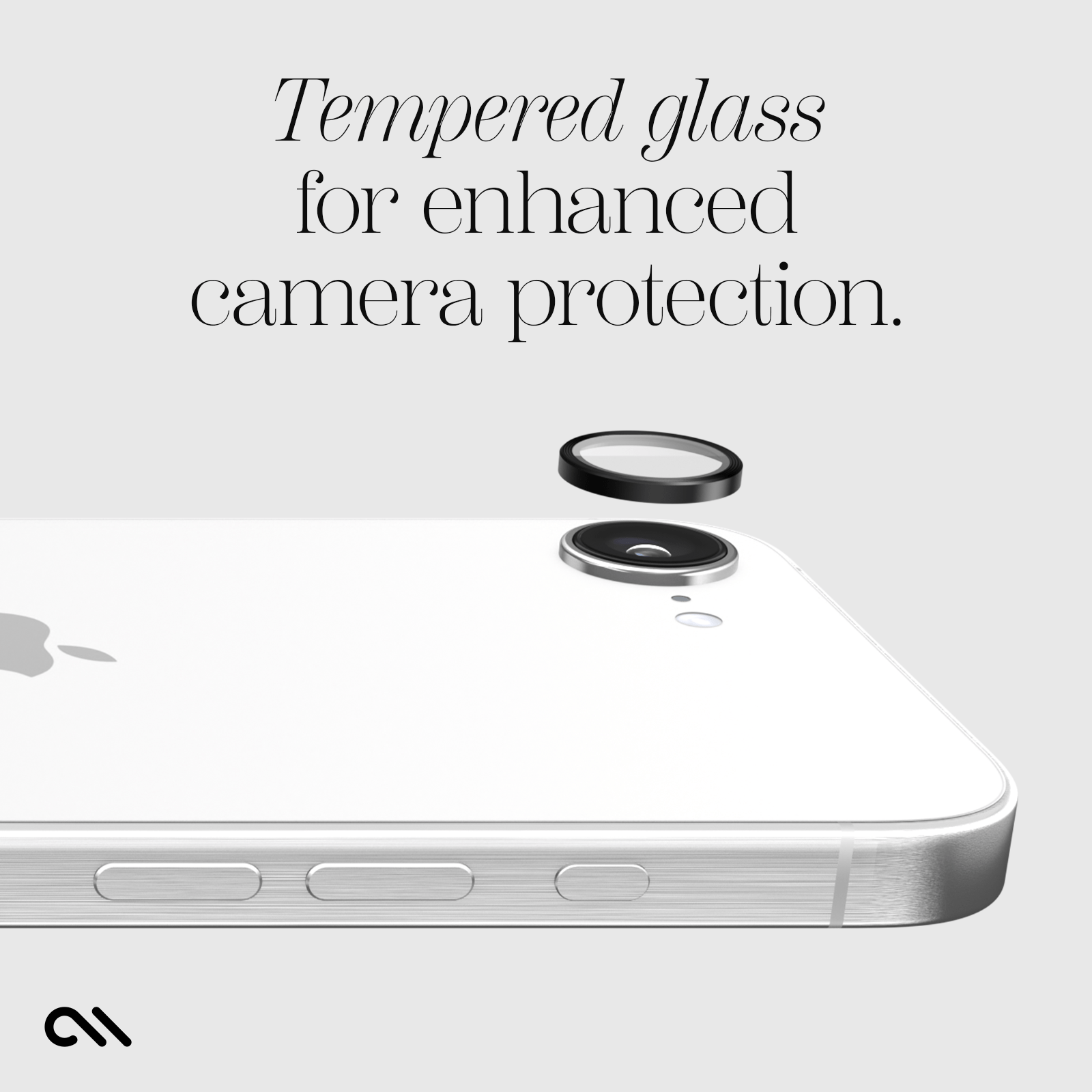 CASE-MATE Lens Protectors Camera Lens Protector - iPhone 17e/ 16e noir