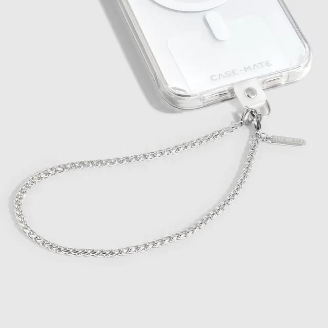 CASE-MATE Phone Accessories Dainty Silver Chain Phone Charm chaîne argentée