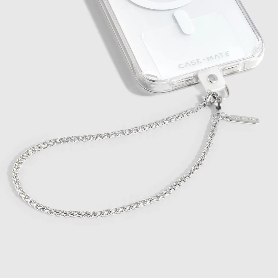 CASE-MATE Phone Accessories Dainty Silver Chain Phone Charm chaîne argentée