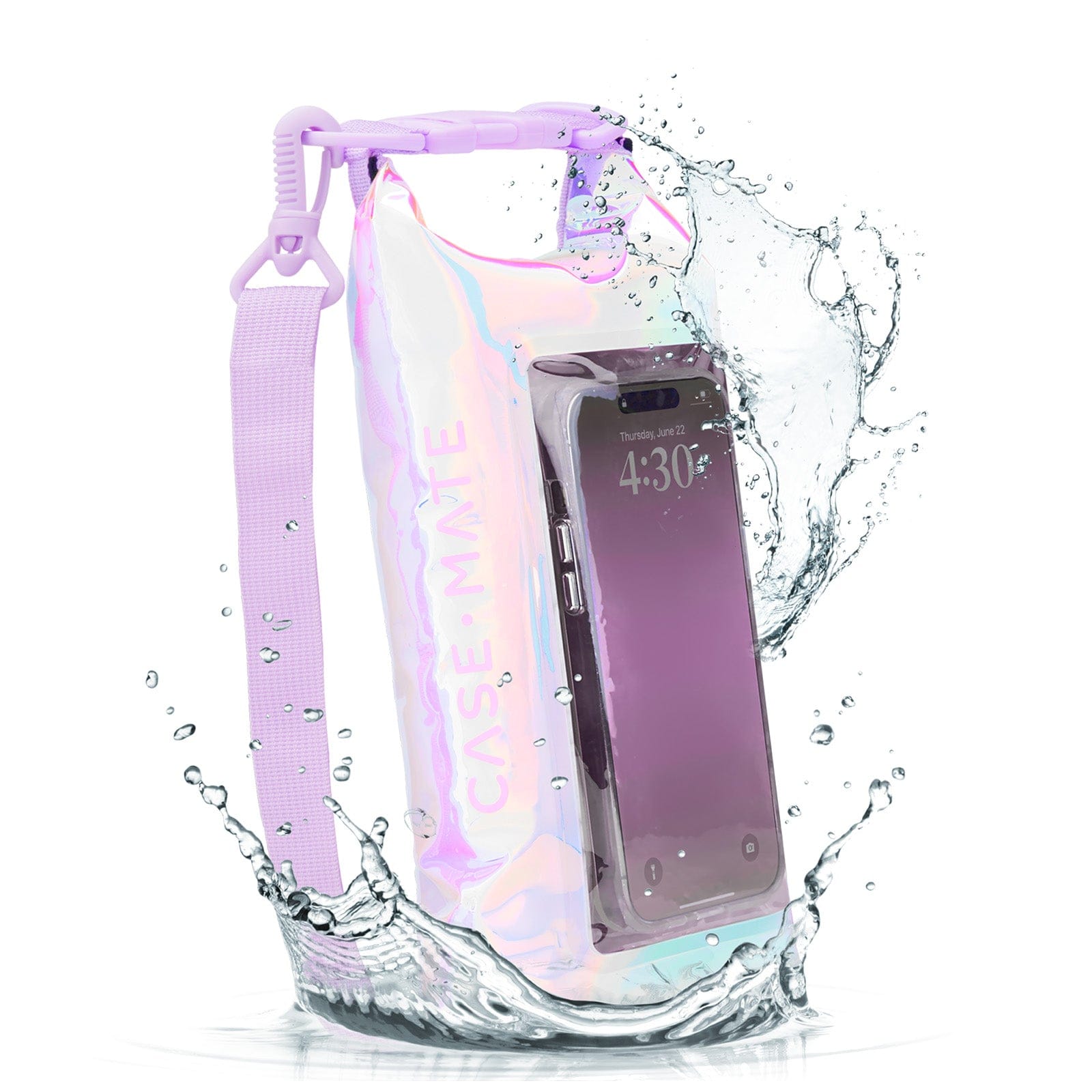 CASE-MATE Pouches Waterproof Phone Bucket Bag sac étanche multicolore à fermeture roulée