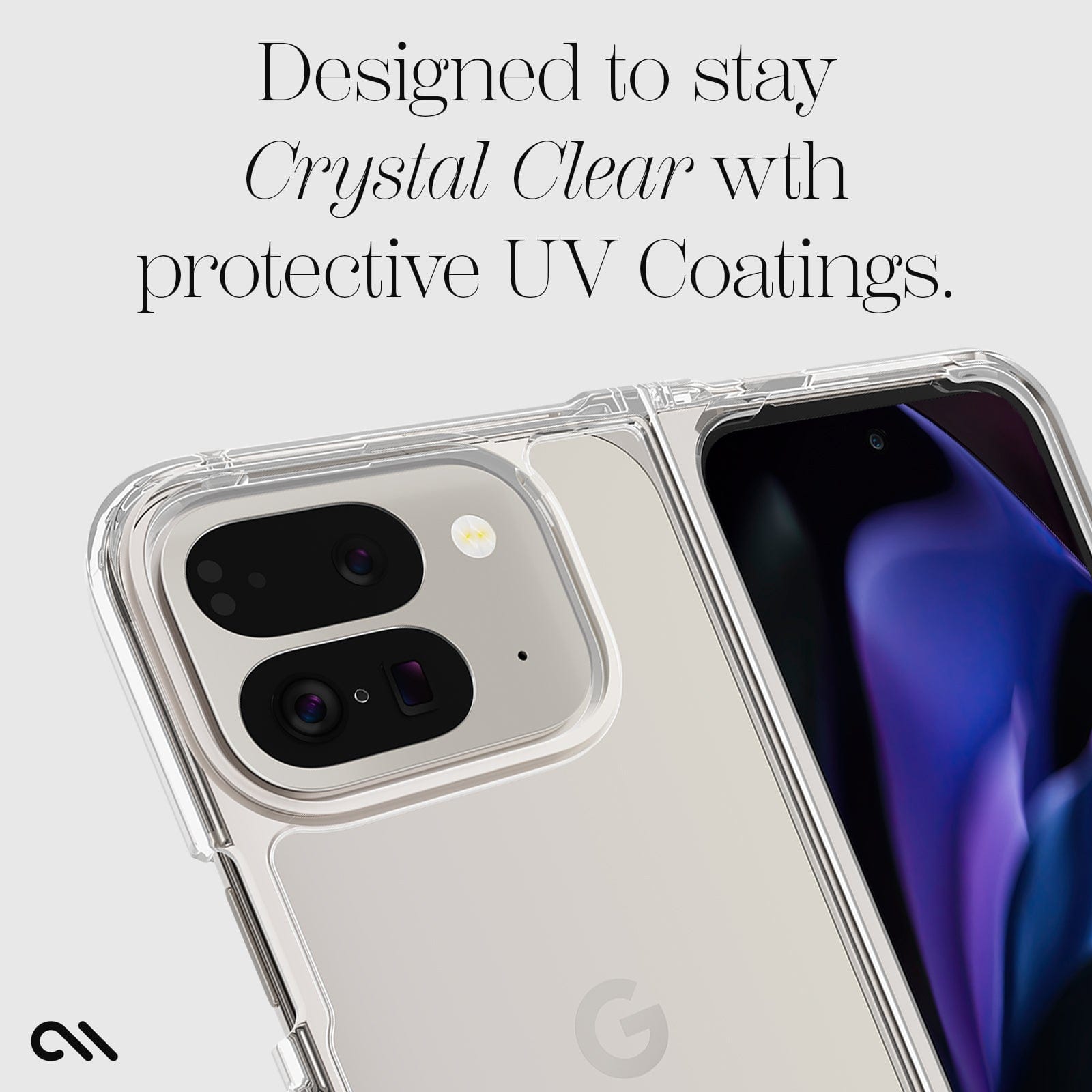 CASE-MATE Phone Cases Tough (Clear) coque transparente Pixel 9 Pro Fold