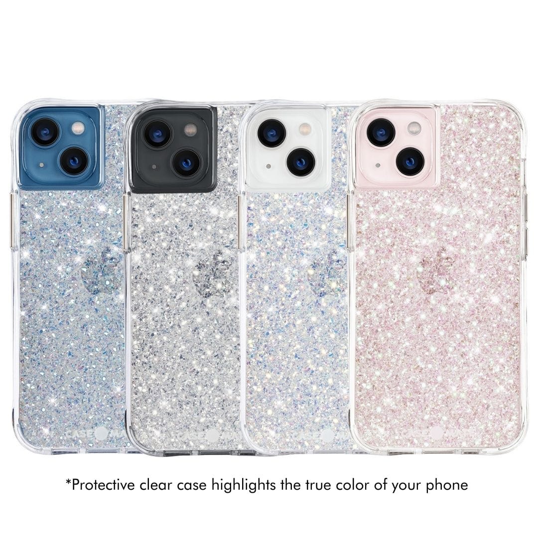 CASE-MATE Twinkle Stardust iPhone 13 mini coque argentée pailletée
