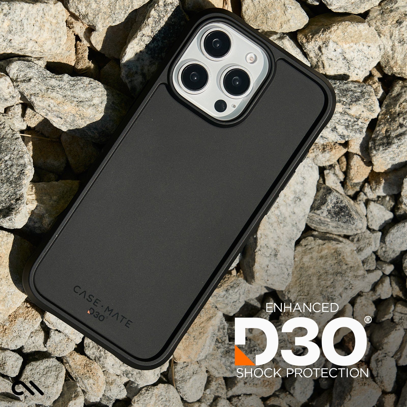 CASE-MATE Tough D3O Black MagSafe iPhone 16 Pro Max coque noire