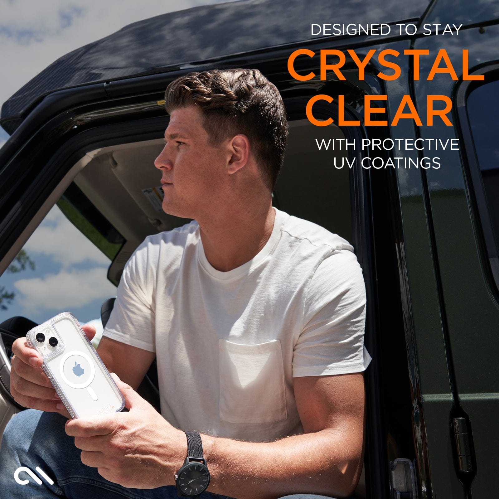 CASE-MATE Tough D3O® Clear MagSafe iPhone 15 Plus coque transparente