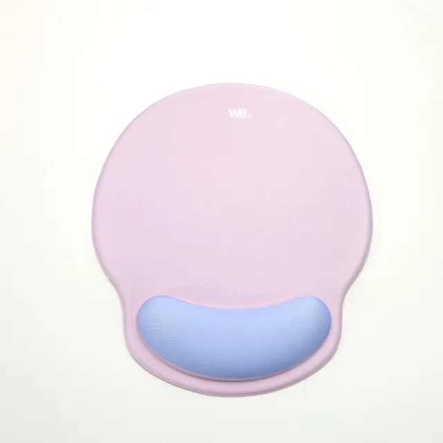 WE WE POP tapis de souris violet avec repose-poignet en tissu
