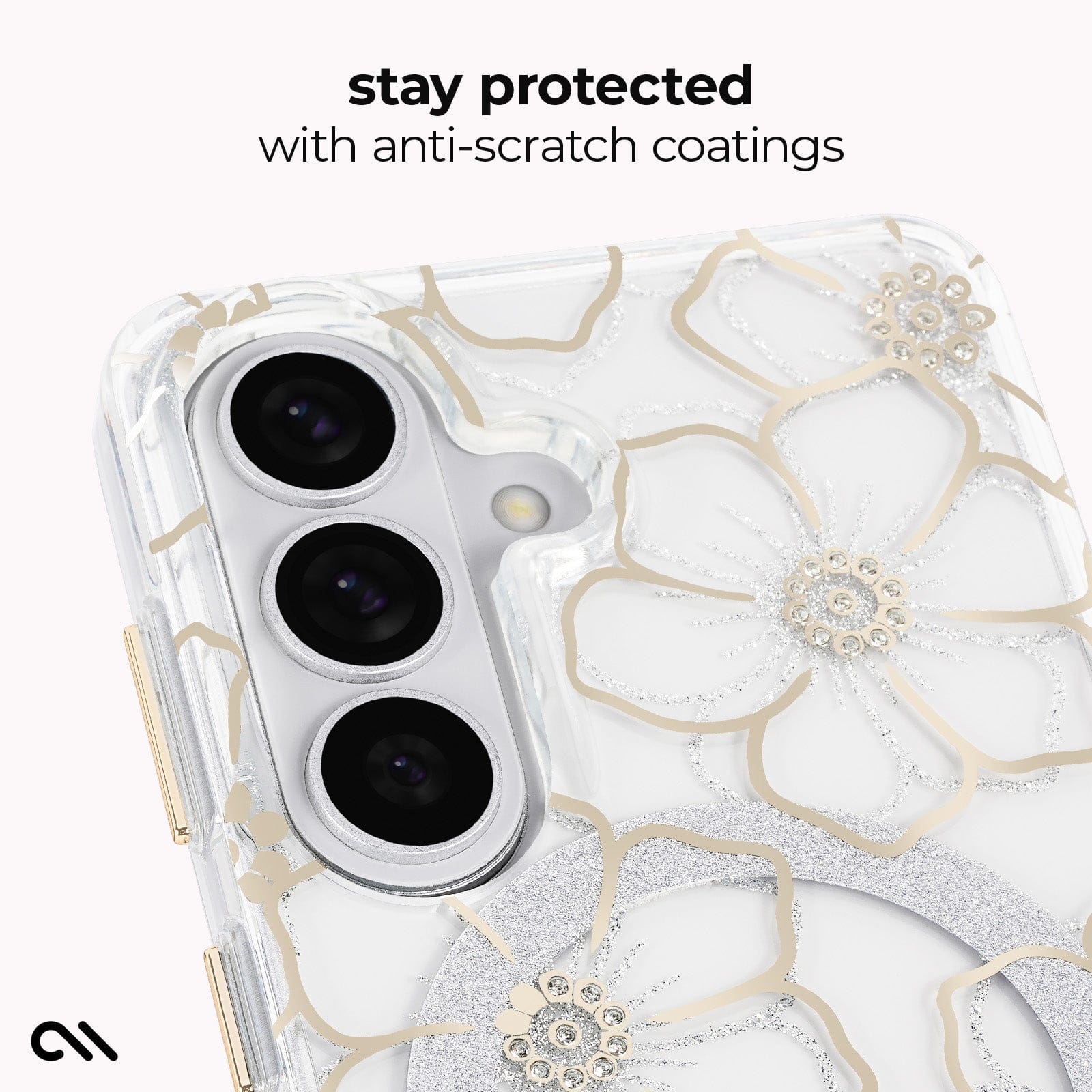 CASE-MATE Phone Cases Floral Gems with Magnet coque Galaxy S26 Floral Gems magnétique