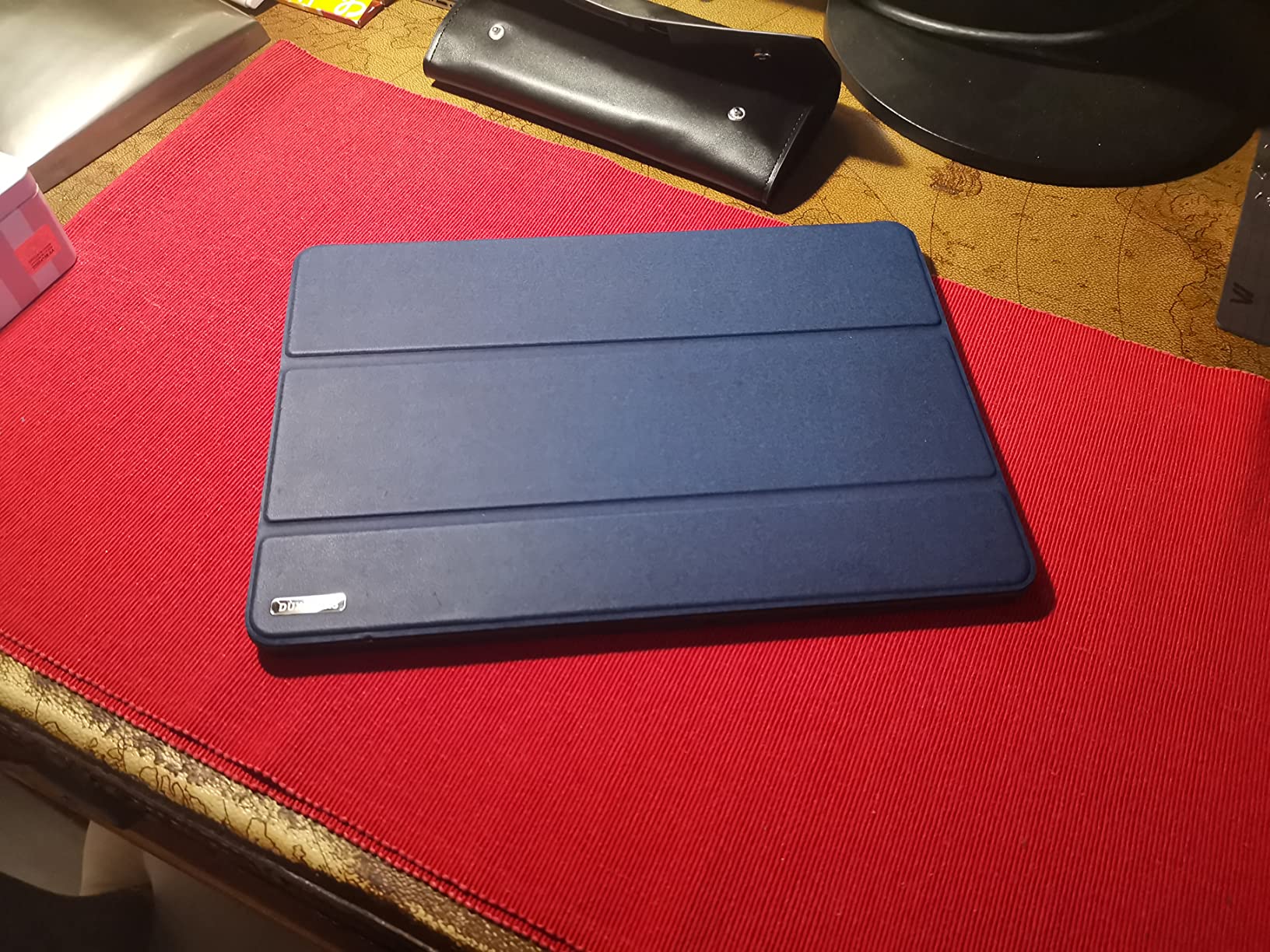 Dux Ducis Domo Series étui Tab S8+ S7 FE S7+ bleu support