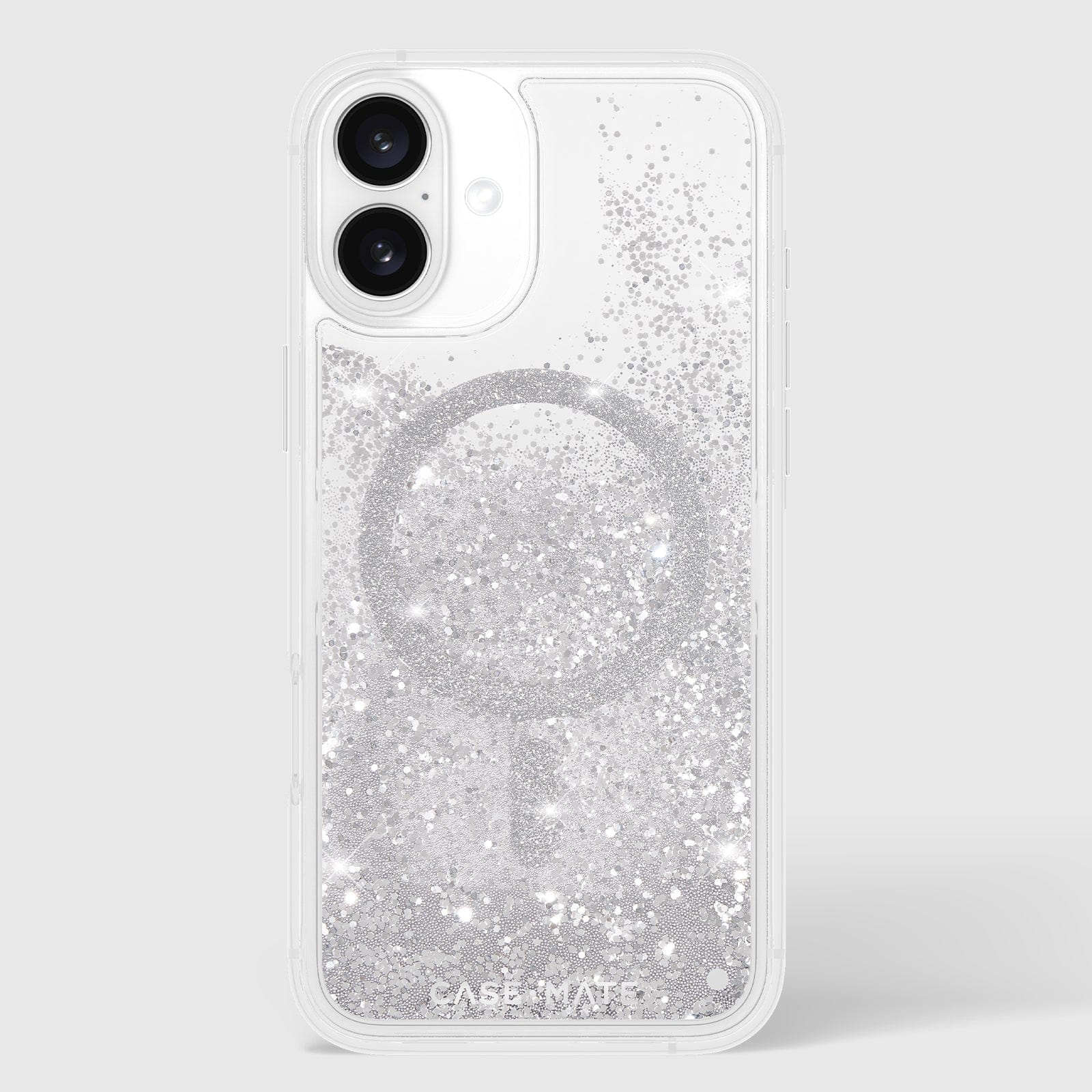 CASE-MATE Phone Cases Waterfall Silver MagSafe coque iPhone 16 Plus argent