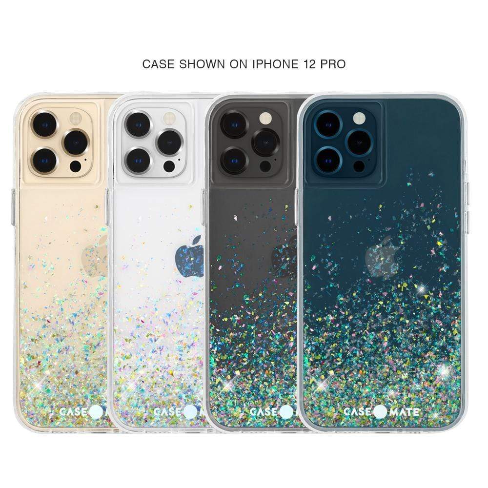CASE-MATE Twinkle Ombre coque iPhone 12 / 12 Pro confettis