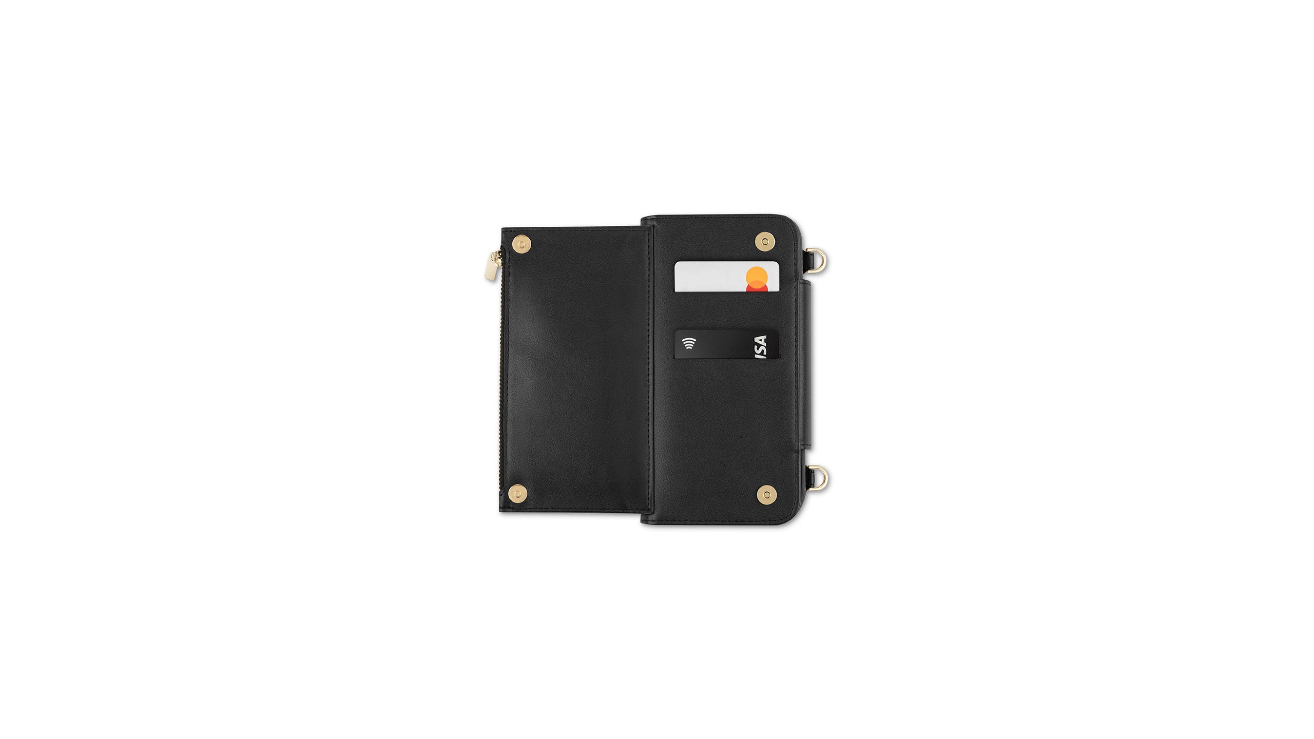 Moshi Wallets SnapTo Crossbody Wallet portefeuille Seashell White