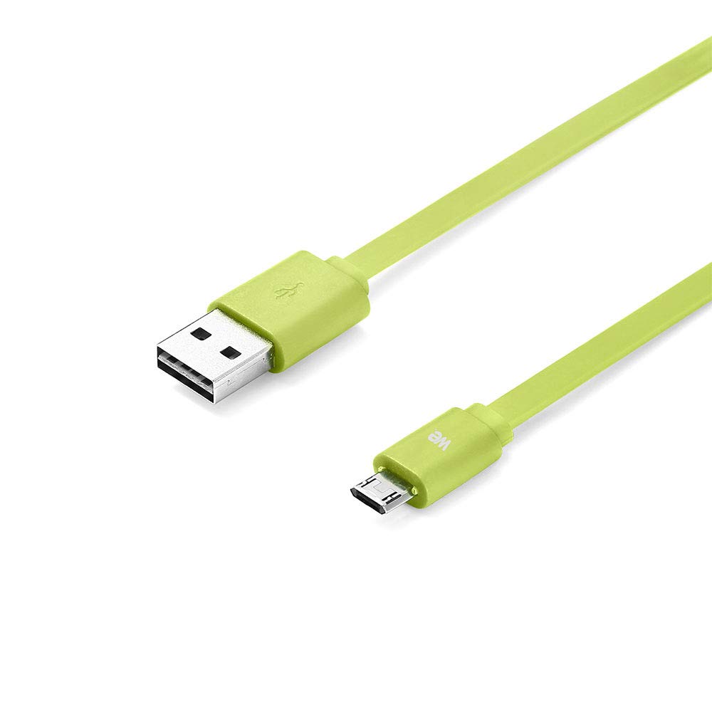 WE Cables câble Micro USB plat réversible 1 m bleu charge rapide