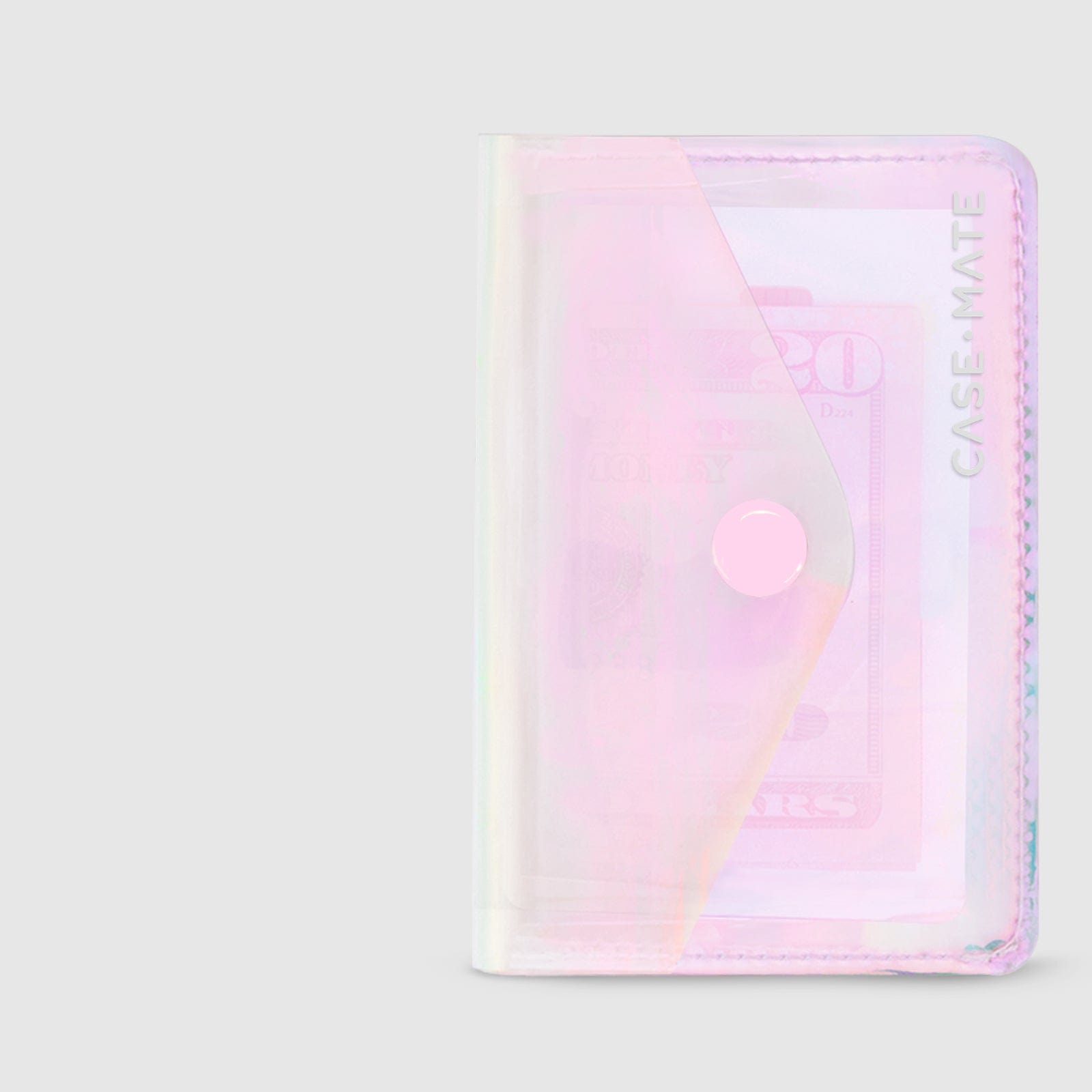 CASE-MATE MagSafe Accessories Soap Bubble® MagSafe Snap Wallet portefeuille irisé