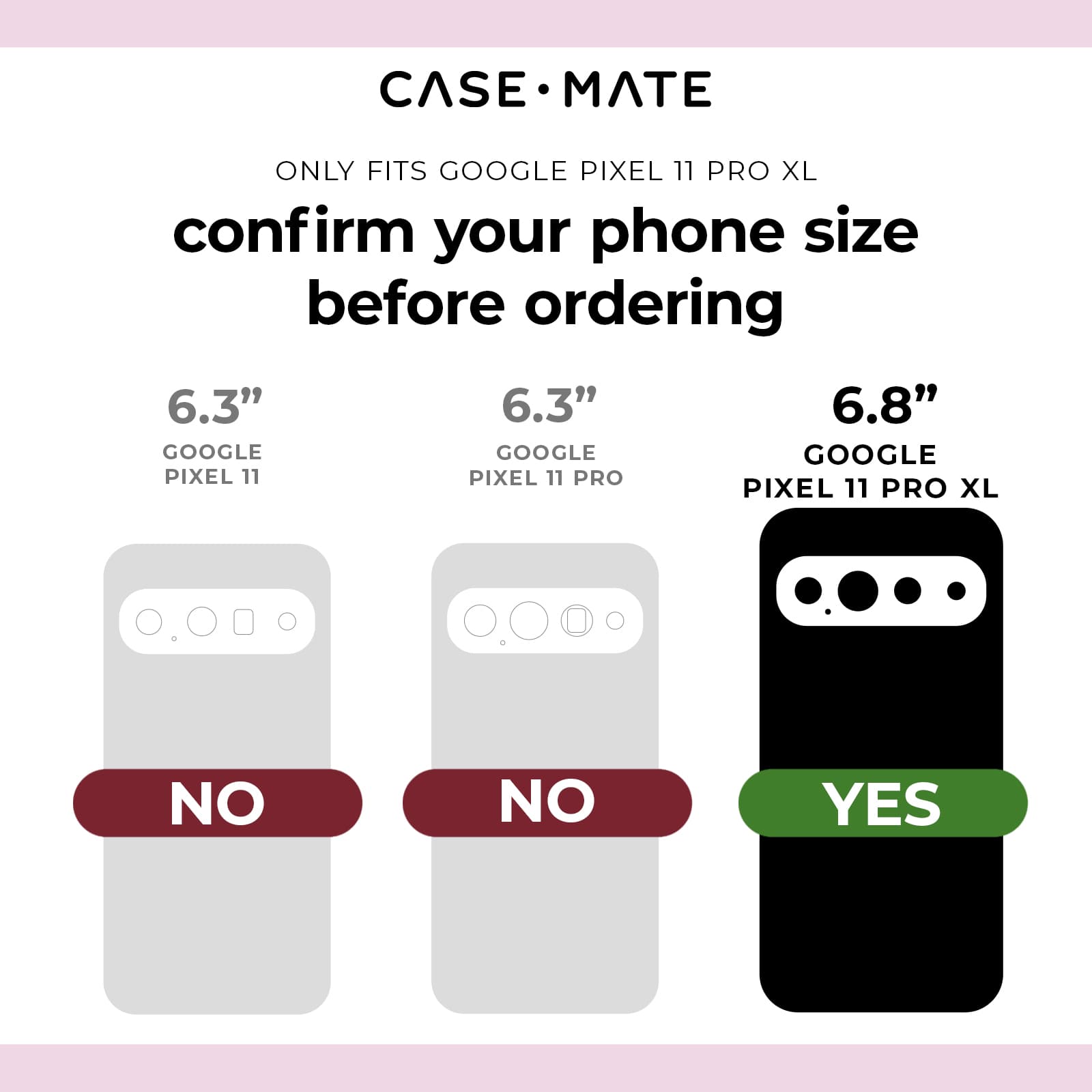 CASE-MATE Screen Protectors Ultra Glass Screen Protector verre trempé Pixel 11 Pro XL transparent