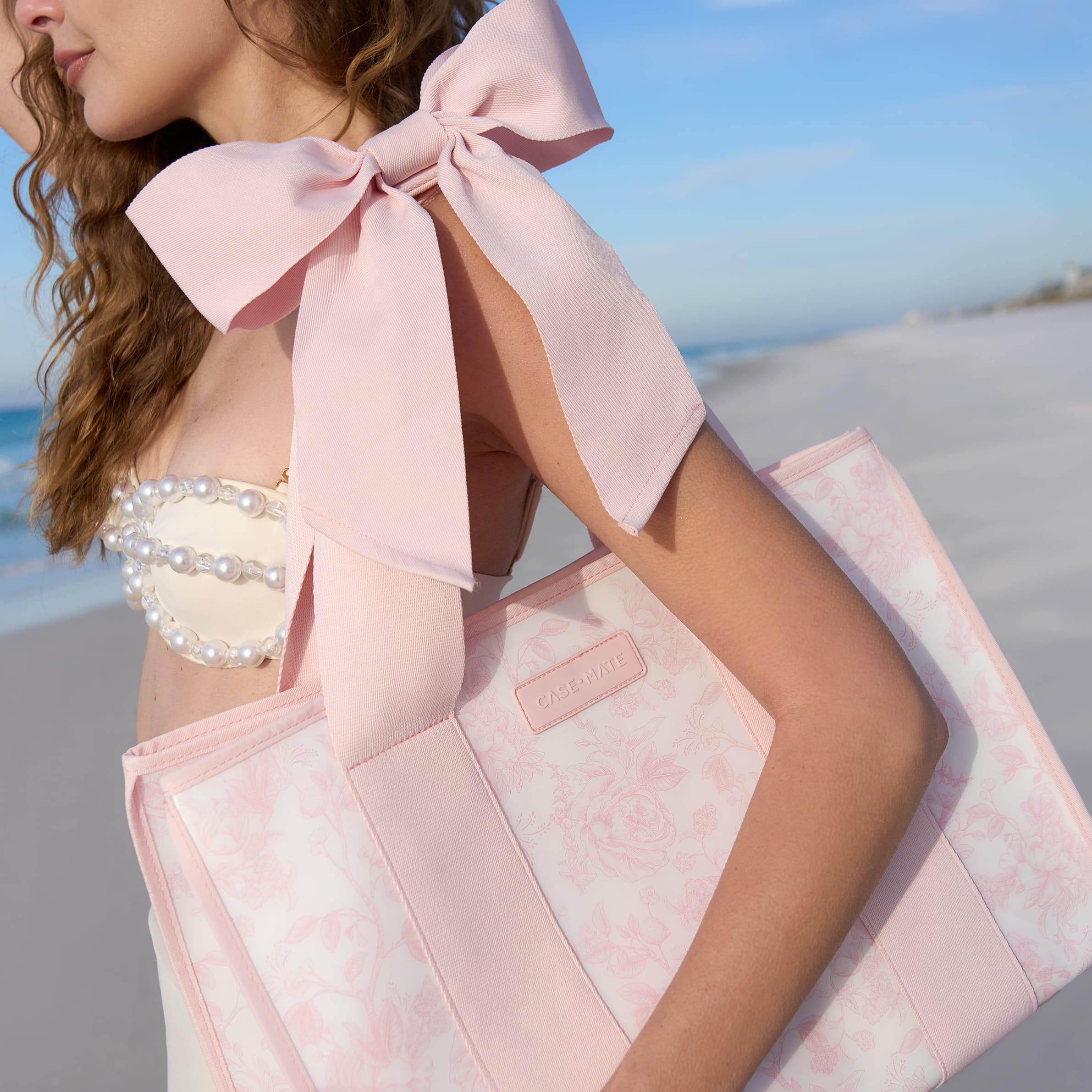 CASE-MATE Bundles The Tote Duo lot de deux sacs Jelly Tote à nœuds roses
