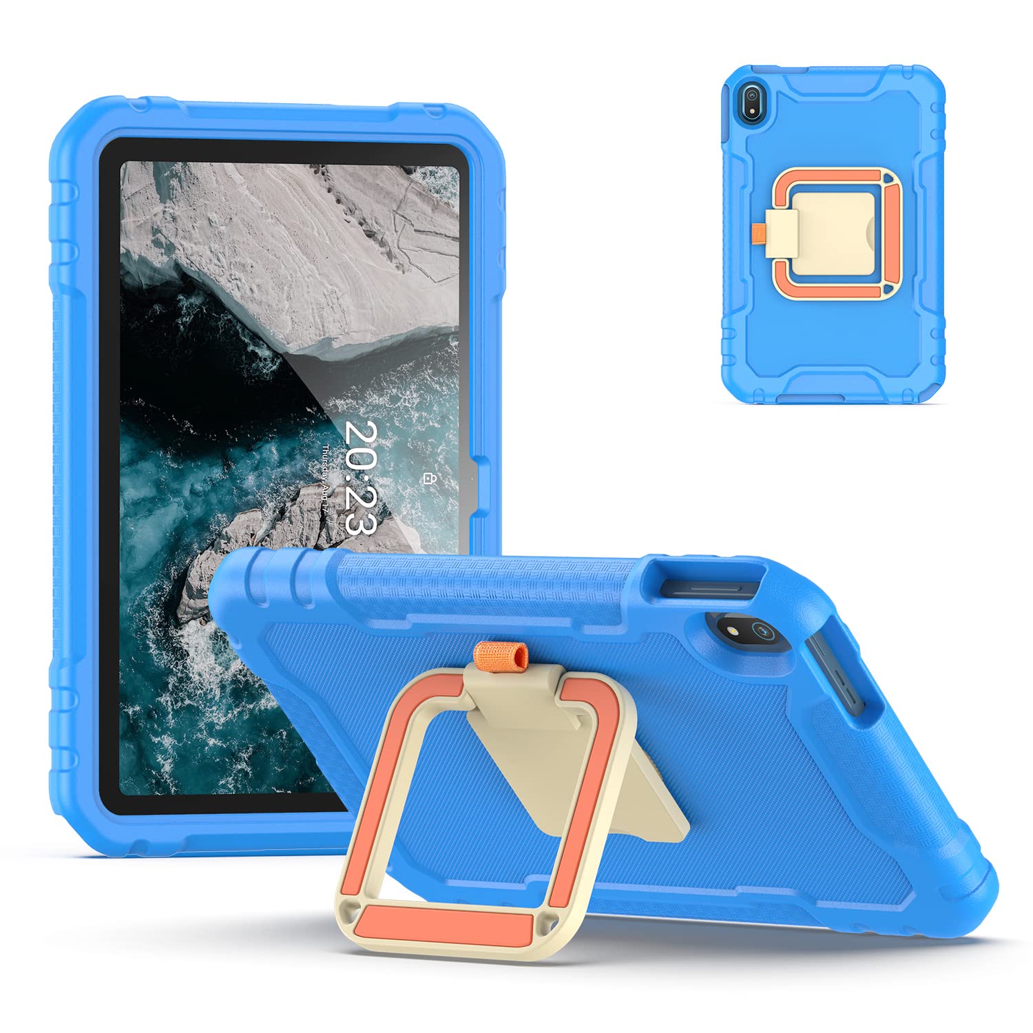 Dux Ducis Panda Series coque Nokia T20 10,4 pouces bleue EVA avec poignée