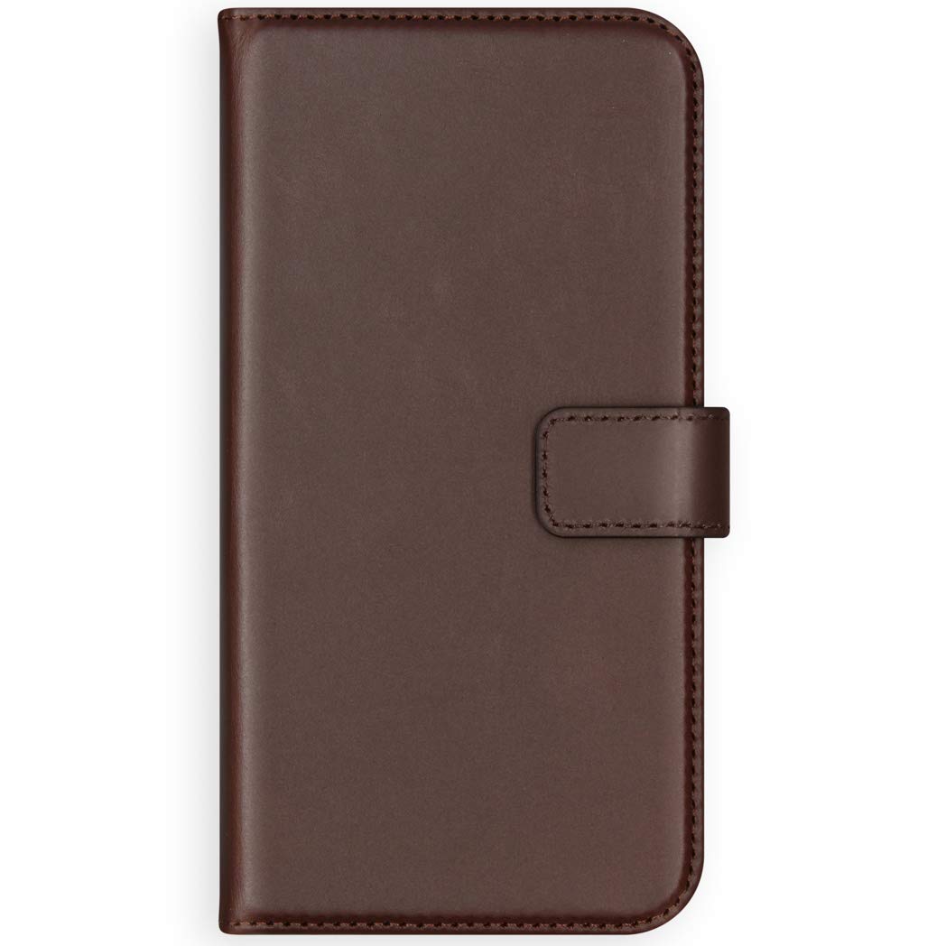 SELENCIA Étui à rabat Era coque iPhone 12 marron cuir