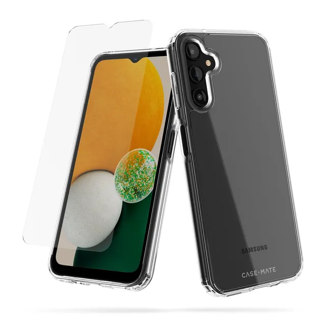 CASE-MATE Phone Cases Tough Clear Case + Screen Protector coque Galaxy A14 5G transparente