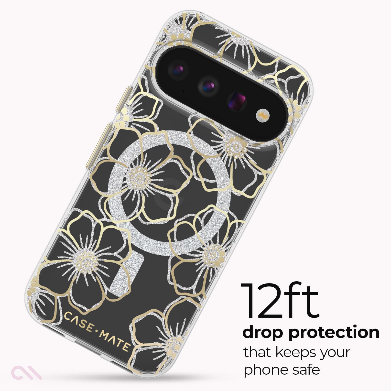 CASE-MATE Phone Cases Floral Gems coque Pixel 11 Pro florale