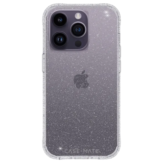 CASE-MATE Phone Cases Sheer Crystal coque iPhone 14 Pro transparente