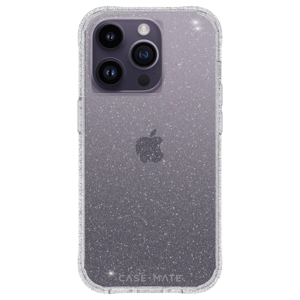 CASE-MATE Phone Cases Sheer Crystal coque iPhone 14 Pro transparente