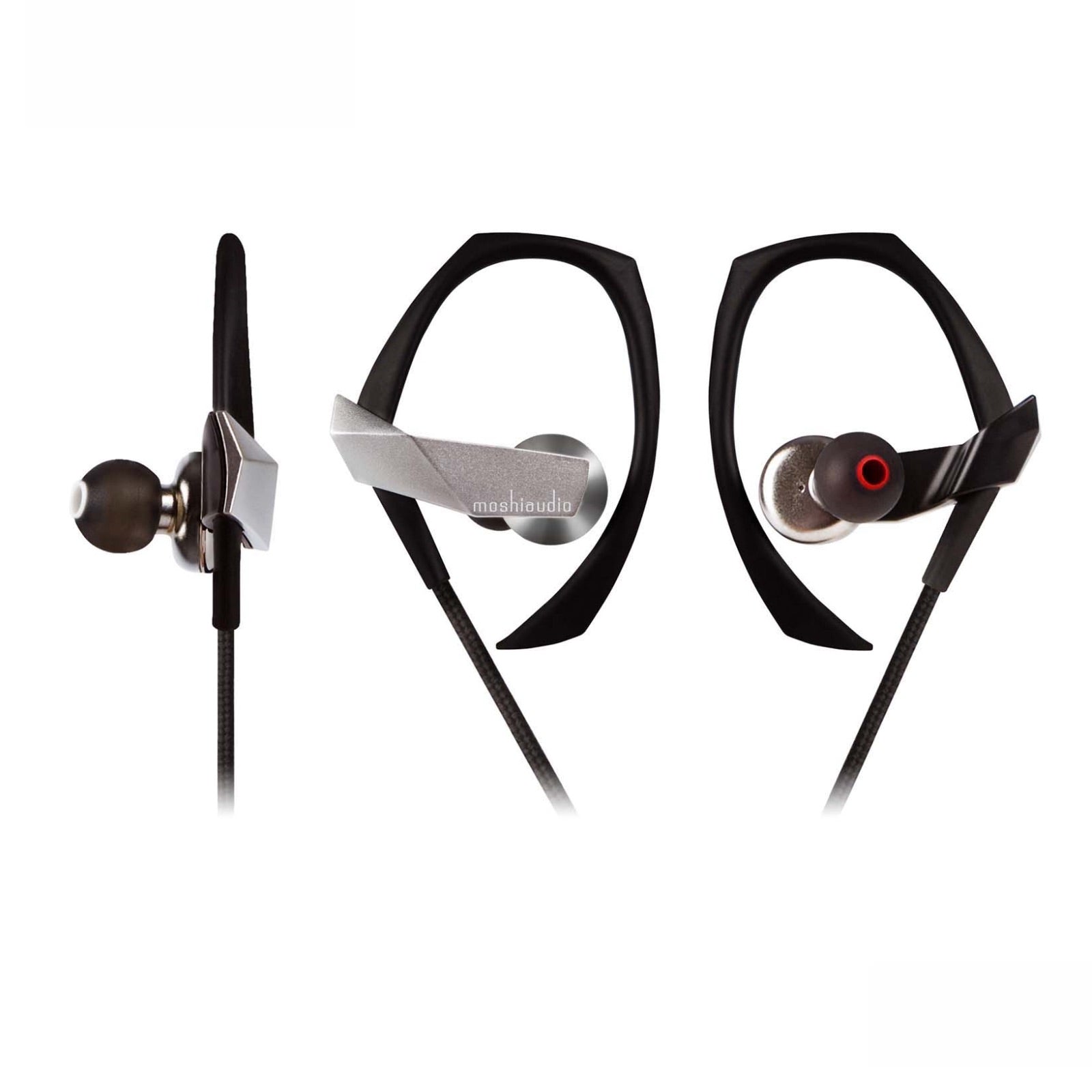 Moshi Audio Clarus écouteurs à micro argent transducteurs doubles