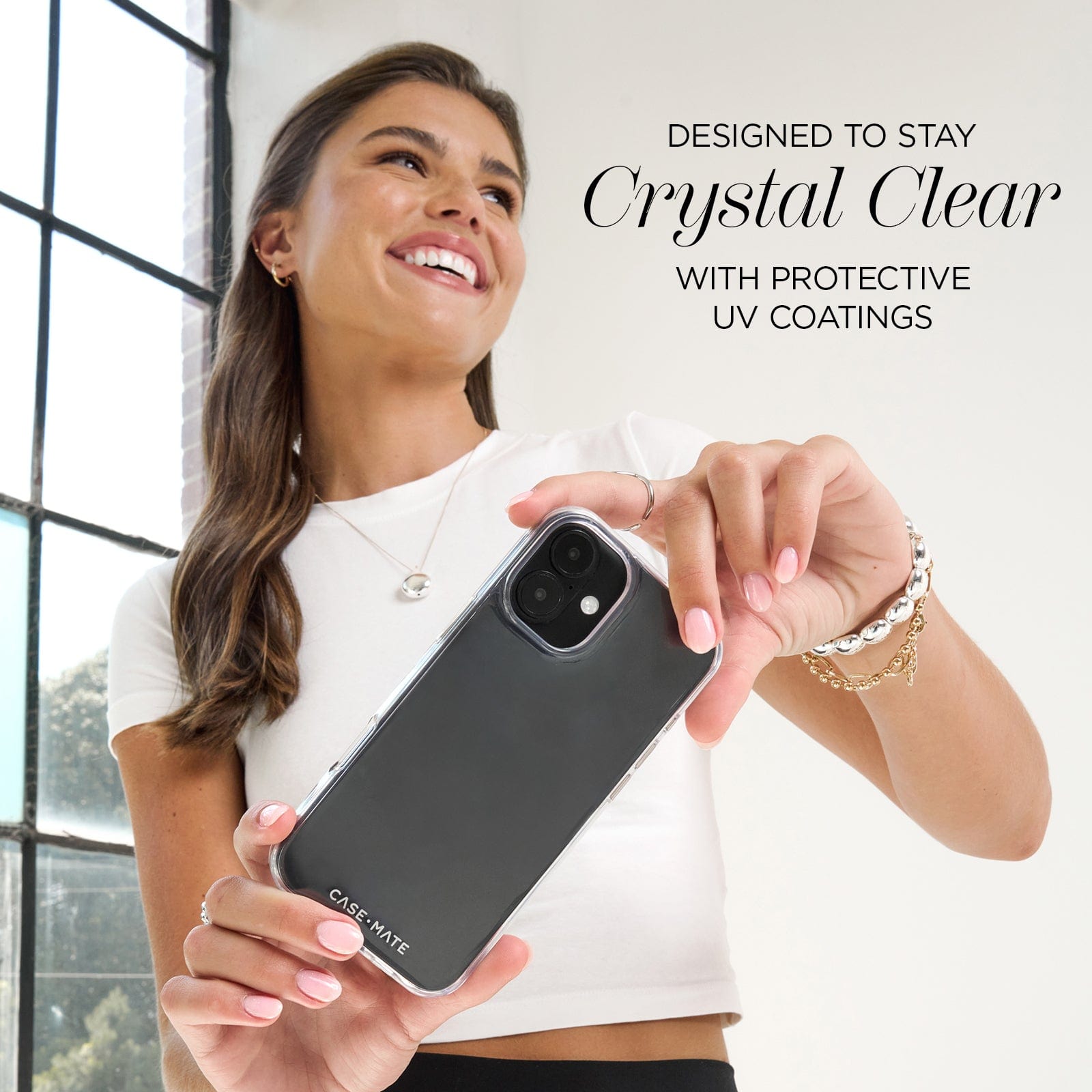 CASE-MATE Phone Cases Tough Clear coque iPhone 16 Plus transparente antichoc
