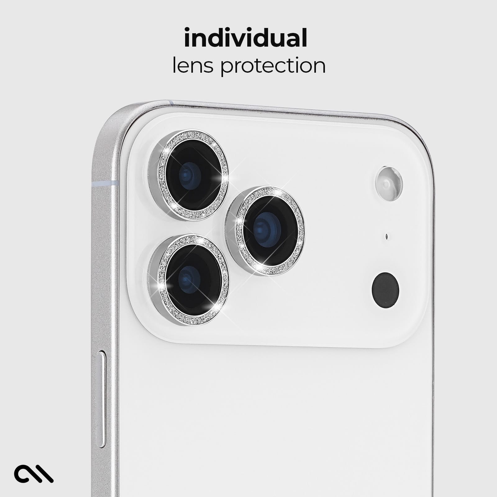 CASE-MATE Lens Protectors Camera Lens Protector iPhone 18 Pro / Pro Max protection caméra Twinkle Midnight Black