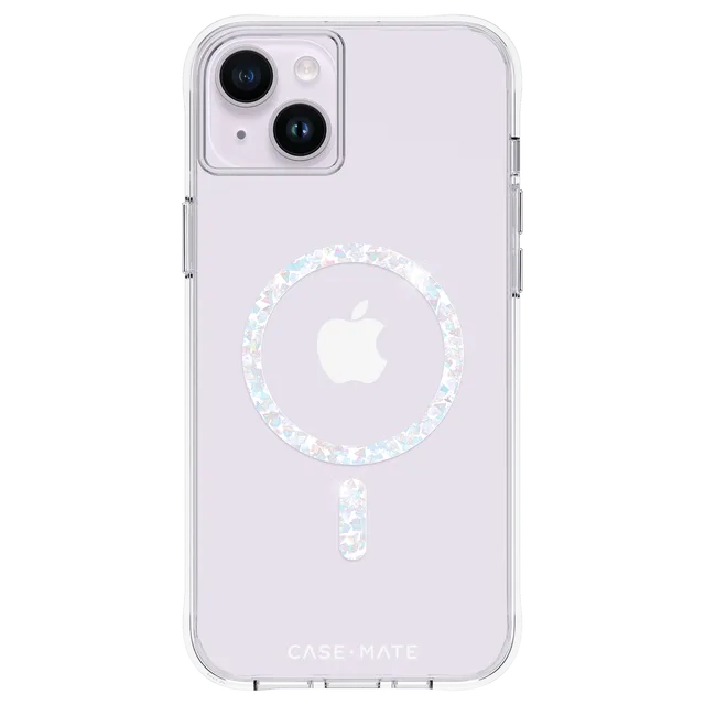 CASE-MATE Phone Cases Clear Twinkle Diamond coque iPhone 14 Plus MagSafe transparente
