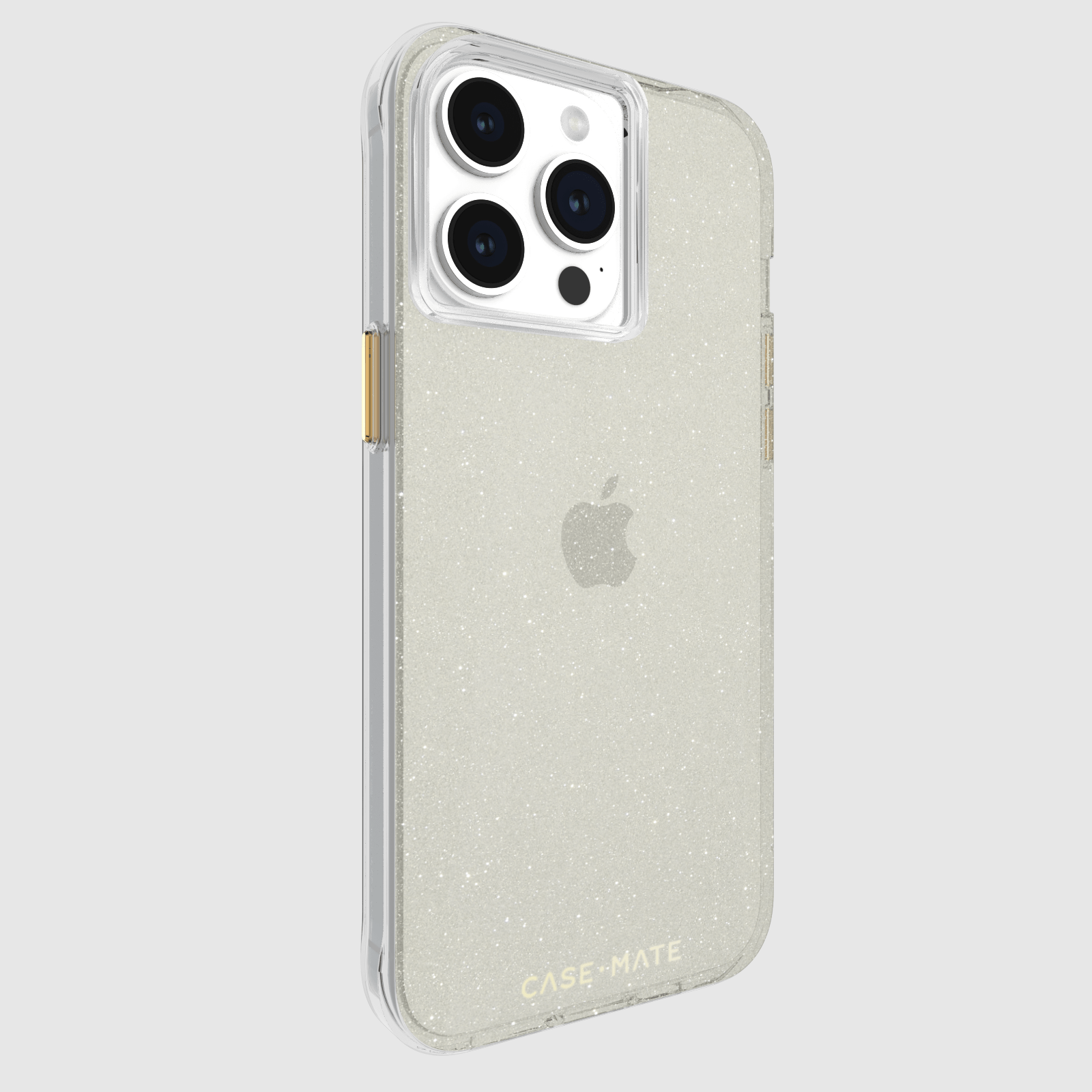 CASE-MATE Phone Cases Sheer Crystal Gold coque iPhone 15 Pro Max Gold, cristaux dorés et antichute 3,6 m